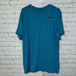 Nike Teal Dri-FIT Teal Blue T-Shirt Size XXL
